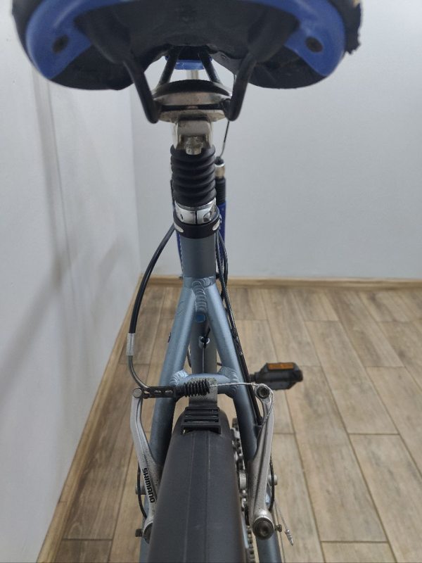 Велосипед 28 Wheeler дорожный серебристый алюм