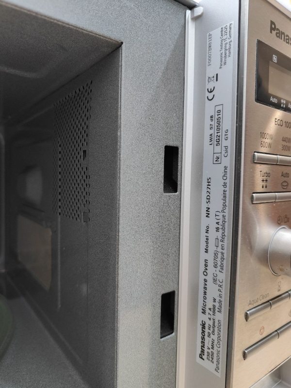 Мікрохвильова піч Panasonic NN SD27HS 1000W sn 5G21050510