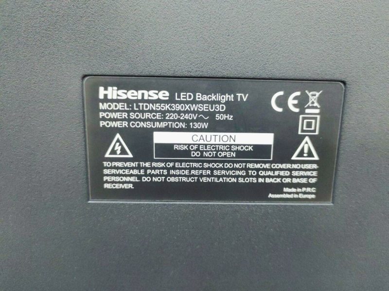 ТБ 55 Hisense LTDN55K390XMSEU3D LED 4K Smart TV