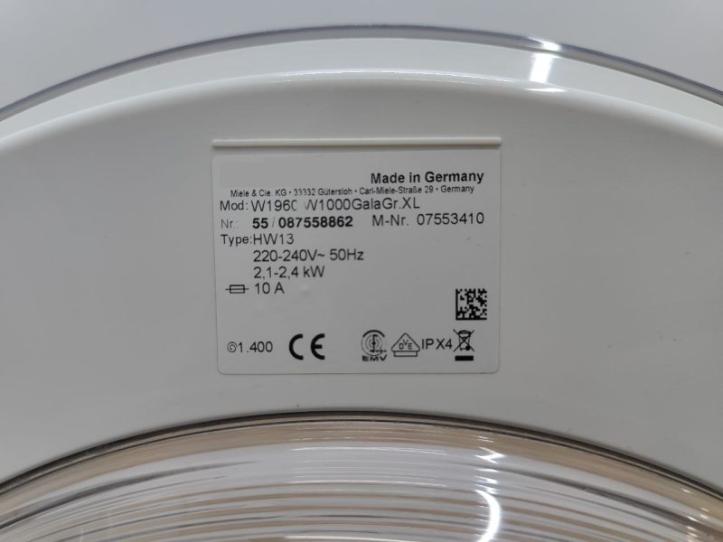 Пральна машина Premium GalaGrande XL W 1000 2400W 9 кг