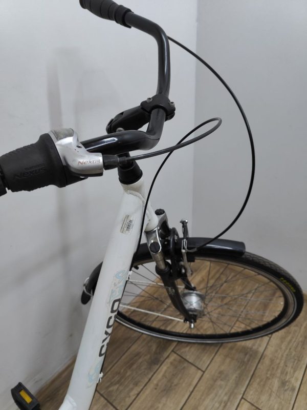 Велосипед 28 CYCO City Trend білий дамка аюм.