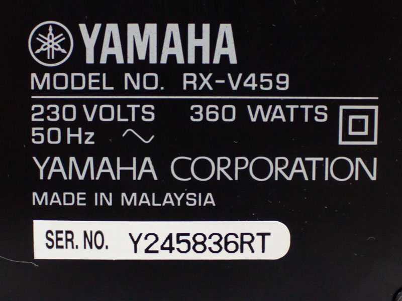 Усилитель Yamaha RX V459