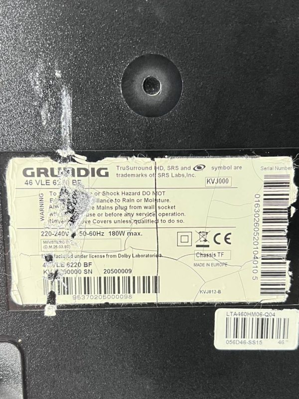 Телевізор 46 Grundig 46VLE62BE Full HD