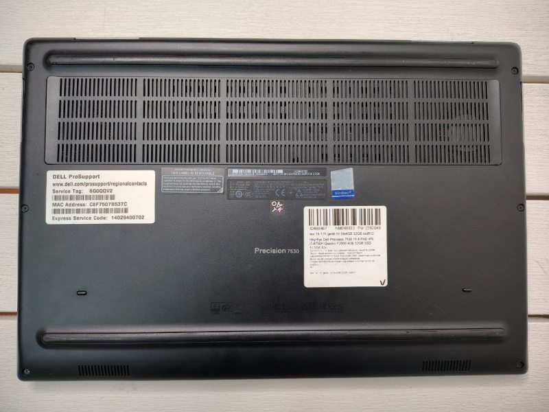 Ноутбук Dell Precision 7530 15.6 FHD бат 3:30