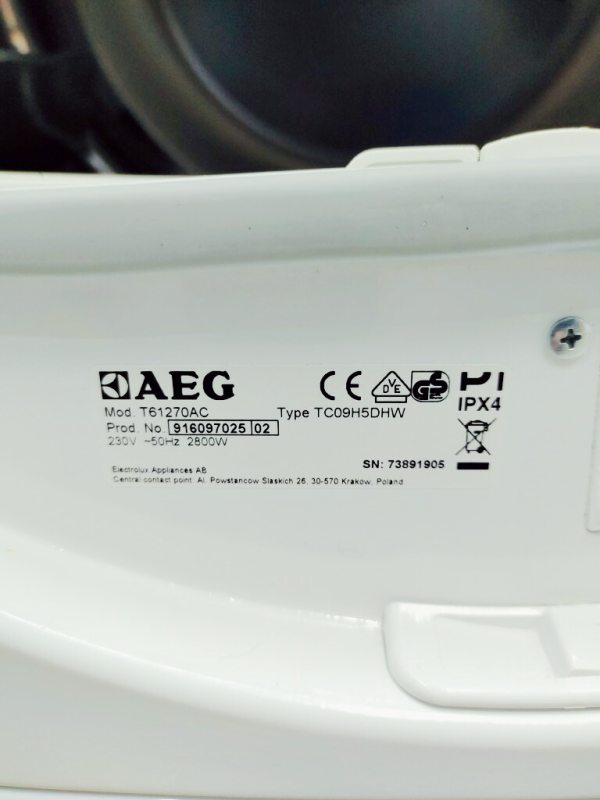 Сушильна машина AEG T61270AC