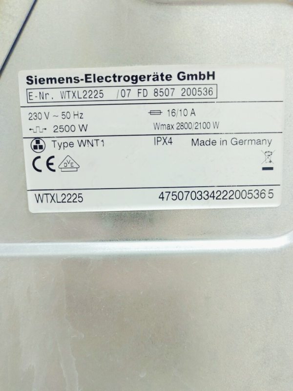 Сушильна машина Siemens WTXL2225 07