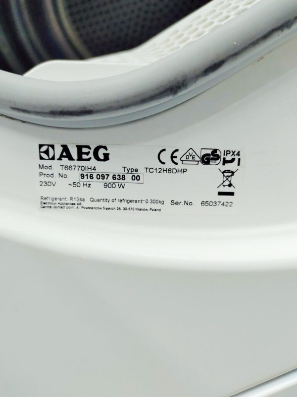 Сушильна машина AEG T66770IH4