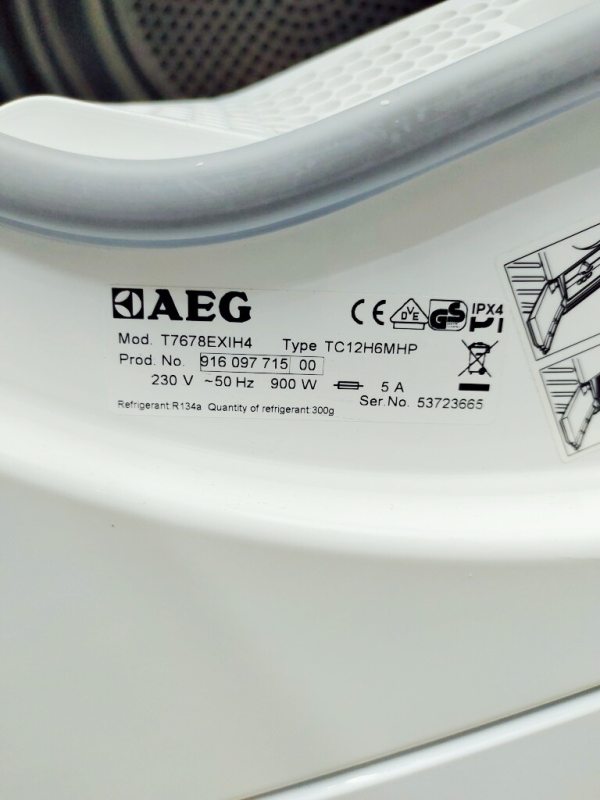 Сушильна машина AEG T7678EXIH4