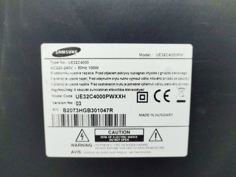Телевізор 32 Samsung UE32C4000 LCD HD