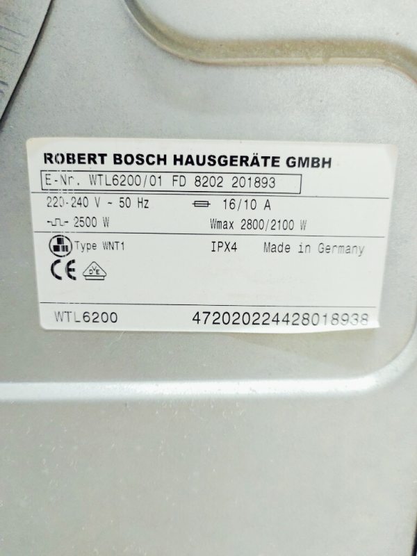 Сушильна машина Bosch Maxx WTL6200 01