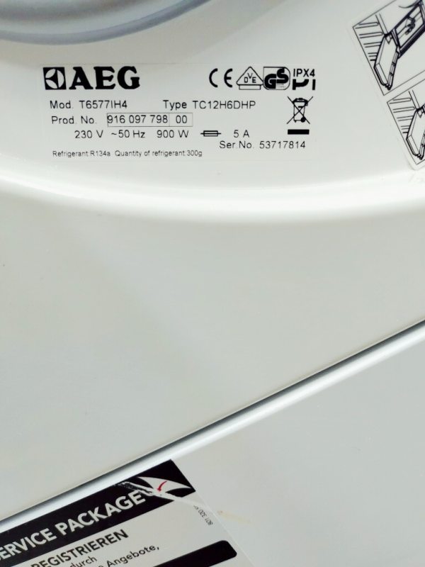 Сушильна машина AEG T6577IH4