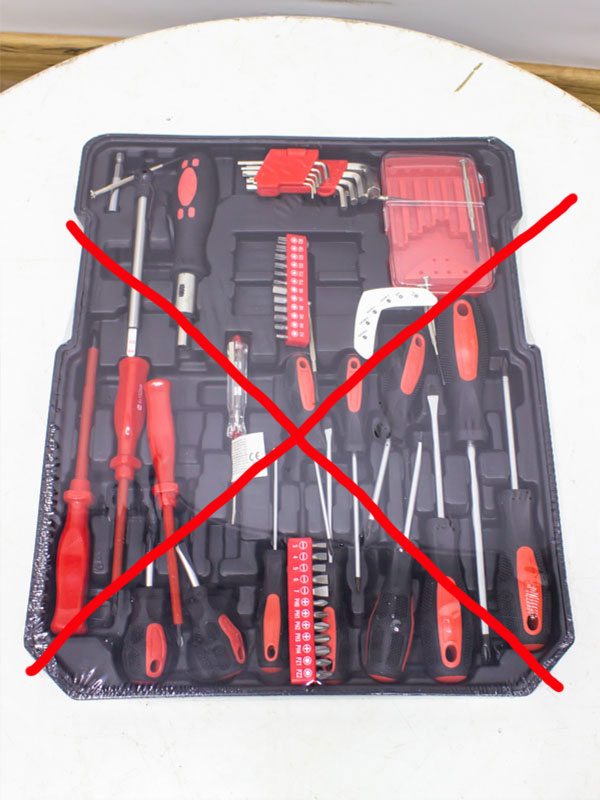 Набор инструментов StanWerk 599 предметов не комплект