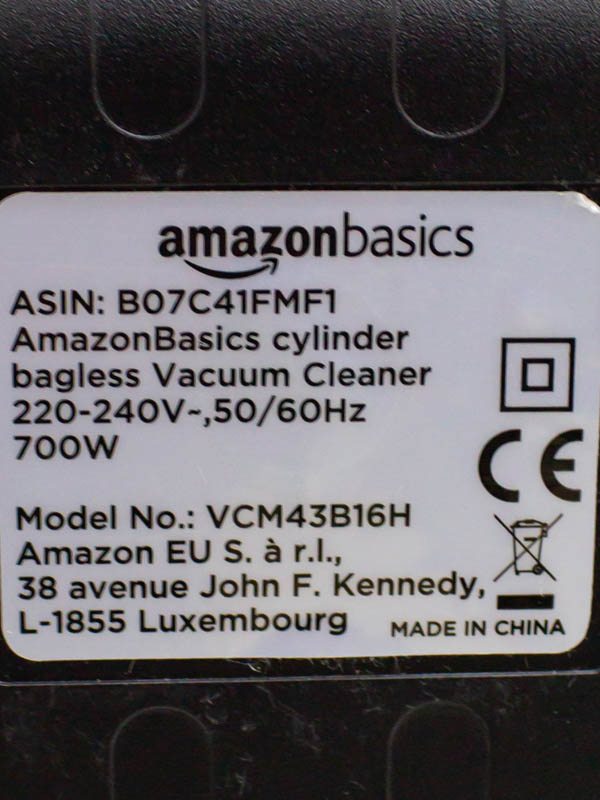 Пилосос AmazonBasics VCM43B16H