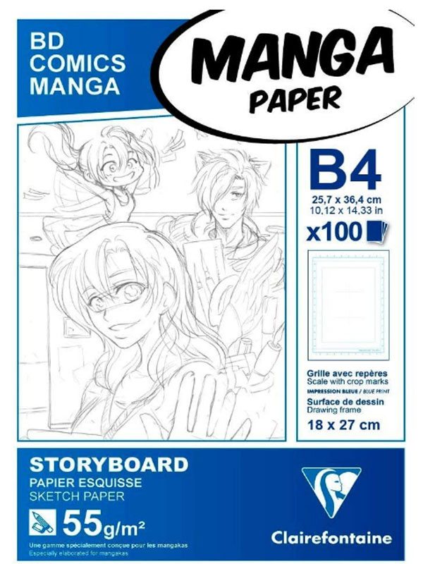 Бумага для рисования манги Manga paper B4 100 листов LPNHE463563017