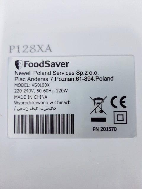 Харчовий вакуумний пакувальник FoodSaver VS0100X