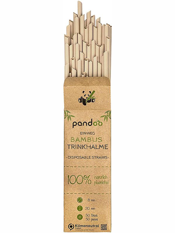 Трубочки одноразовые бамбуковые Pandoo Pack 50шт LPNHE455064439