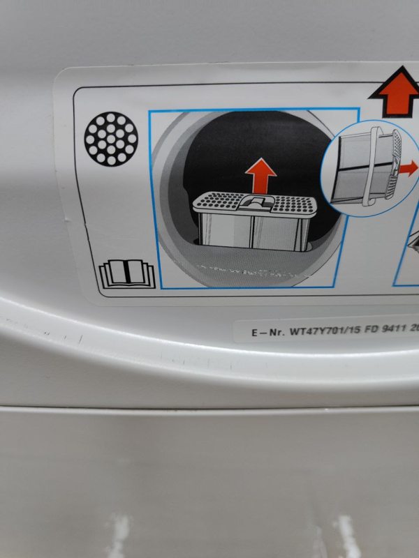 Сушильна машина Siemens iQ800 WT47Y701 15 1000W 8кг sn 9411200373