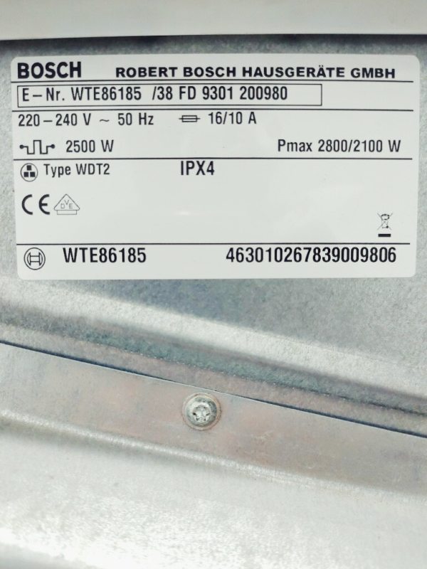 Сушильна машина Bosch Maxx7 WTE86185 38