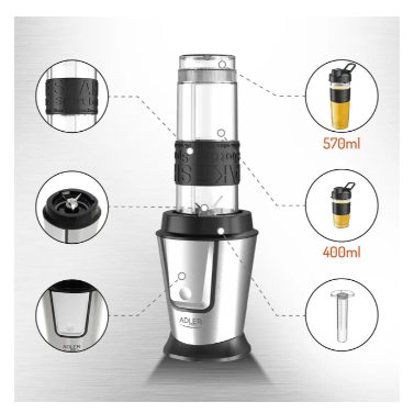 Блендер шейкер Adler AD 4081 800w 570мл