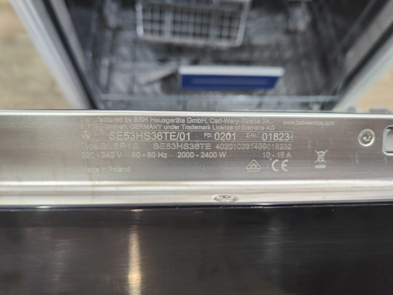 Посудомийна машина Siemens SL6P1S 2400W 14ком sn 01823