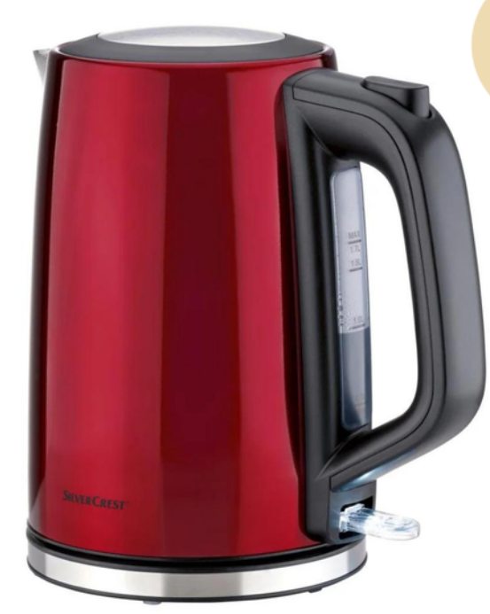 Електрочайник SilverCrest SWKE 3100 F1 3100w червоний