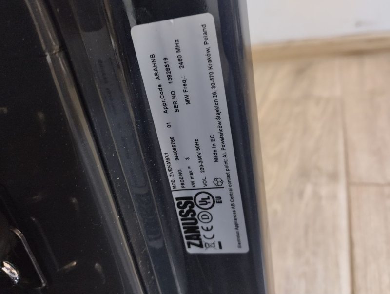Духова шафа з мікроволоновкою Zanussi ZVEKM6X1 sn 944066768 n 356