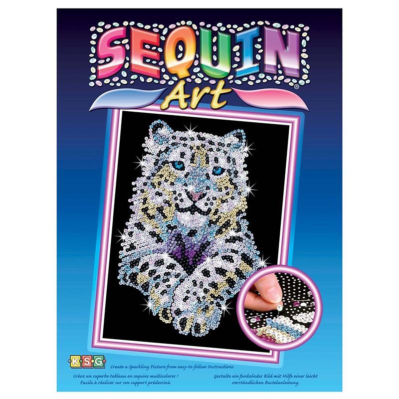 Игрушка набор для творчества Sequin Art Blue Snow Leopard