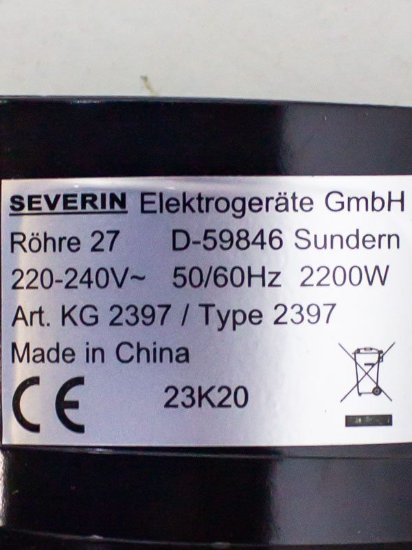 Гриль електричний Severin KG 2397