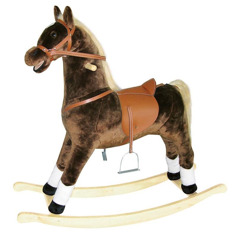 Іграшка кінь Bino 82532 Plush Rocking Horse Maxi