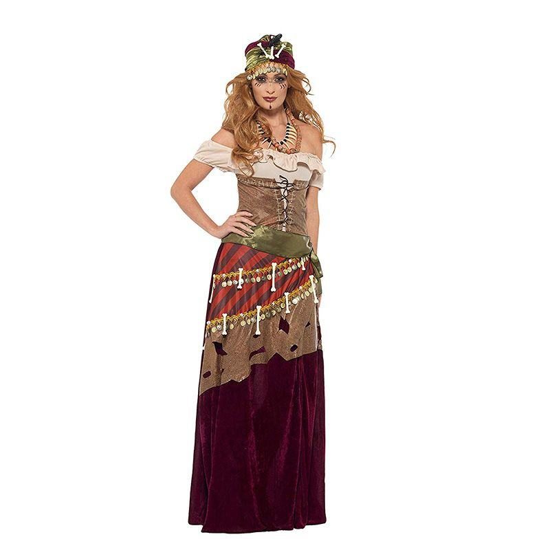 Игрушка костюм Smiffys 48014S Deluxe Voodoo Priestess Costume