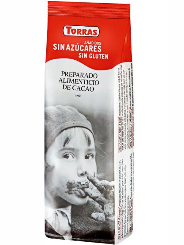 Гарячий шоколад Torras Anadidos Sin Azucares Sin Gluten 180г