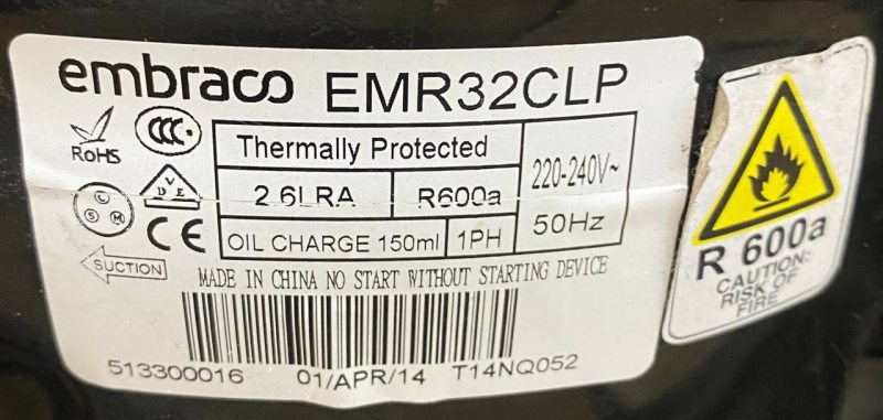 Винна шафа Temptech VWCR36DS 135W без шильда