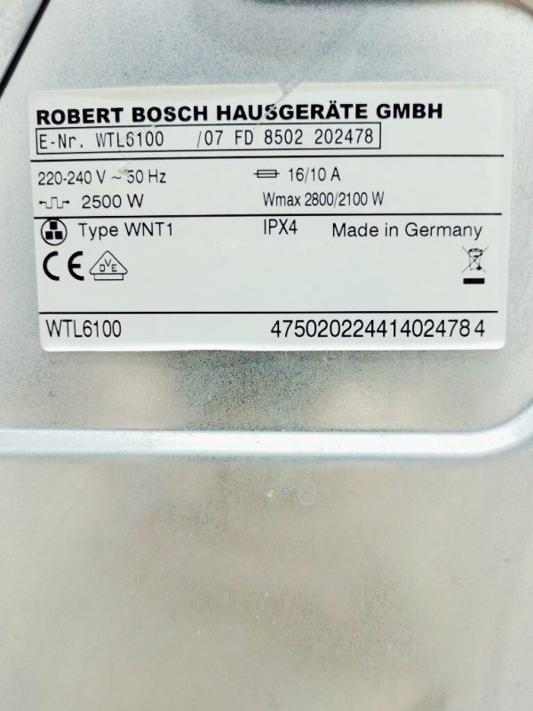 Сушильна машина Bosch Maxx WTL6100 07