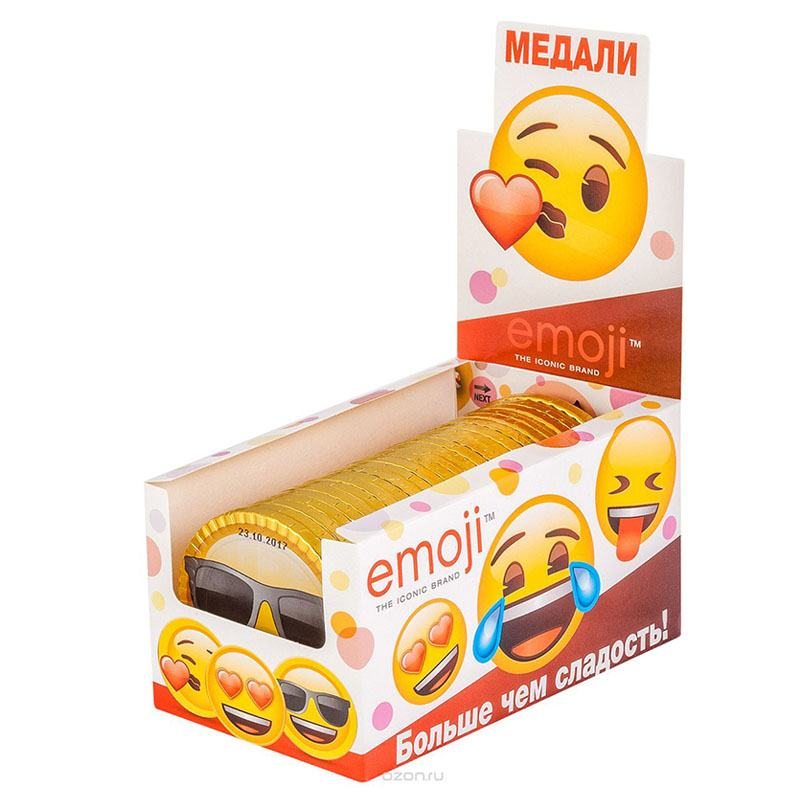 Шоколадные монетки Only Emoji