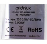 Конвектор Gridinlux Homely WiFi Warm