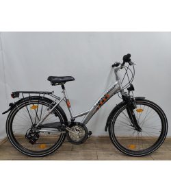 Велосипед 26 McKenzie Travel дамка сірий алюм