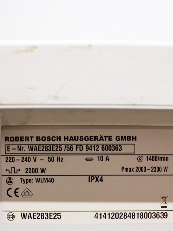 Пральна машина Bosch WAE283E25 56