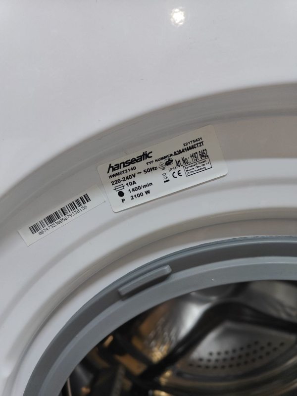 Пральна машина Hanseatic HWM6T214D 2100W 6кг sn 11976452