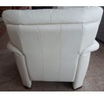 Комплект мебели диван тройка и два кресла кожаный белый