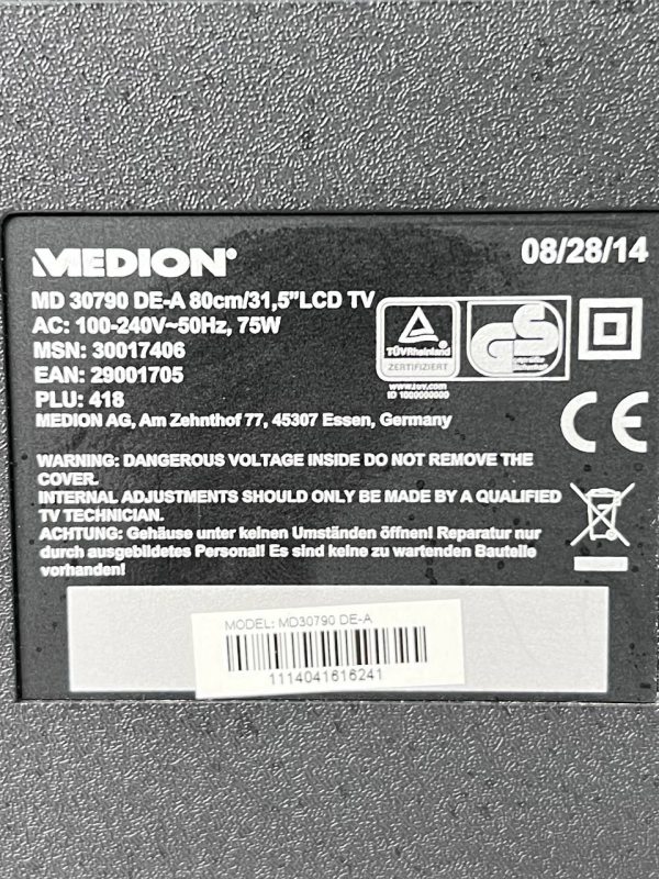 Телевізор 32 Medion MD 30790 LCD Full HD
