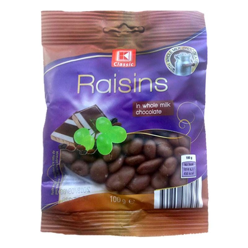 Драже K Classic Raisins изюм в шоколаде 100g Турция