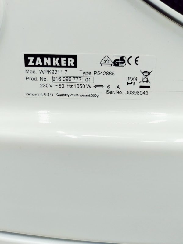 Сушильна машина Zanker WPK9211