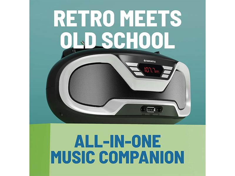 Аудіо програвач Oakcastle CD200 FM Bluetooth CD USB AUX Black