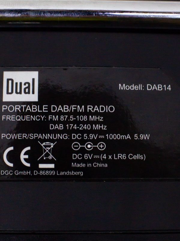 Радиоприемник цифровой Dual DAB14
