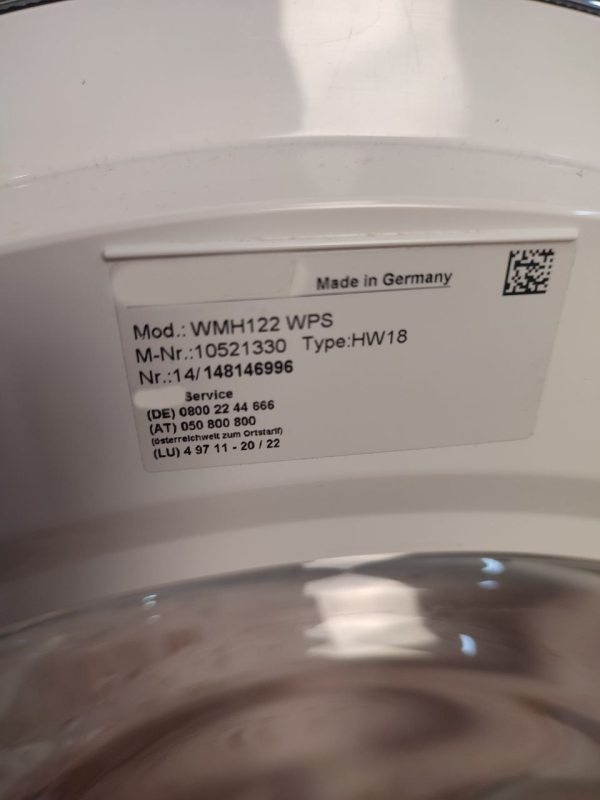 Пральна машина Premium WMH 122