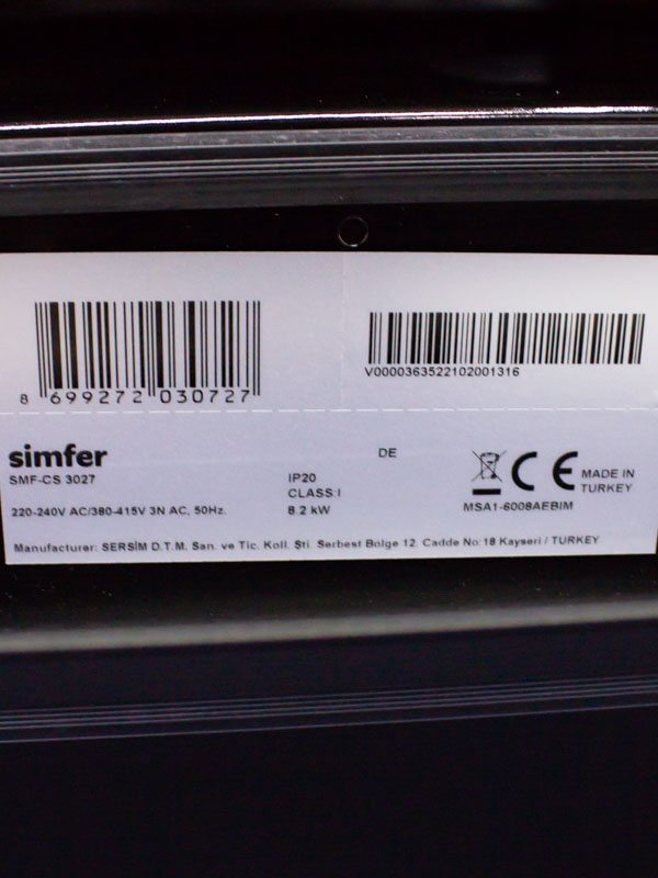 Электродуховка Simfer SMF CS 3027