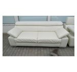 Комплект мебели два дивана кожаный белый 1410141013