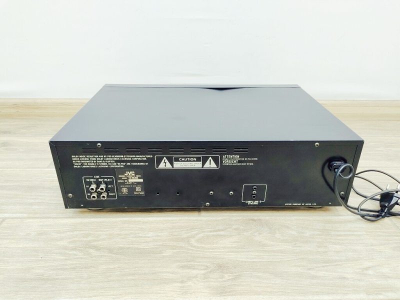 Комплект підсилювач та аудіопрогравач JVC RX 508VBK