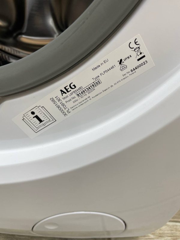 Пральна машина AEG 6000 Series L6FB54480