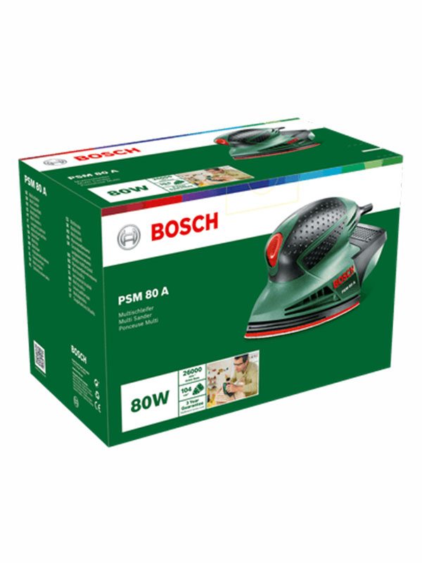 Шліфувальна машинка Bosch PSM 80 A 80w Green